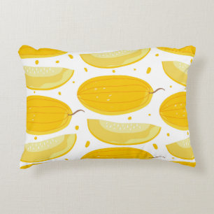 Coussins Décoratifs Motif sans couture avec melons. Fruits de gribouil