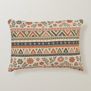 Coussins Décoratifs Motif sans couture géométrique floral bohème folk