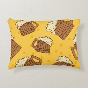 Coussins Décoratifs Motif sans joint avec Mugsbeer en mousse de bois,