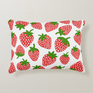 Coussins Décoratifs Motif sans soudure à Strawberrie. illustration vin