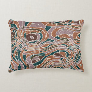 Coussins Décoratifs Motif topographique Abstrait