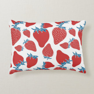 Coussins Décoratifs Motif Vintage de fraise à main