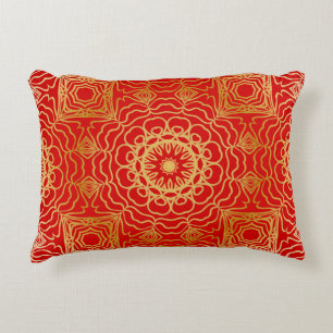 Coussins Décoratifs Motif vintage sans couture avec fleurs abstraites