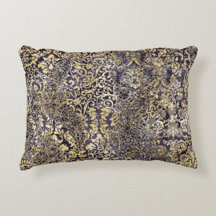 Coussins Décoratifs Motifs arabesques baroques et Damas arrachés abstr
