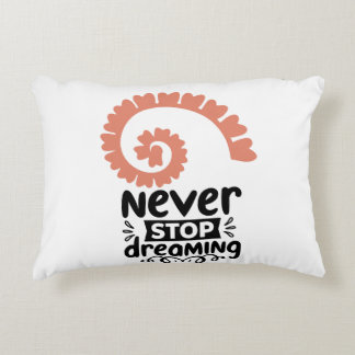 Coussins Décoratifs Motivationnelle "N'arrêtez jamais de rêver"