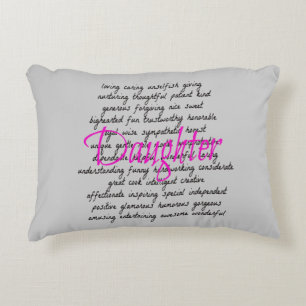 Coussins Décoratifs Mots pour fille