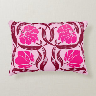 Coussins Décoratifs Mouron de William Morris, fuchsia et rose-clair