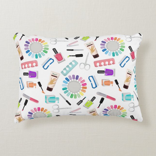 Coussins Décoratifs Nails Manicure Pedicure Beauty Salon  (Devant)