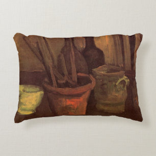 Coussins Décoratifs Nature morte Pinceaux dans un pot par Vincent van 