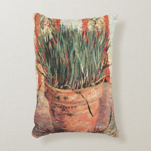 Coussins Décoratifs Nature morte Pot de fleurs avec ciboulette par Vin
