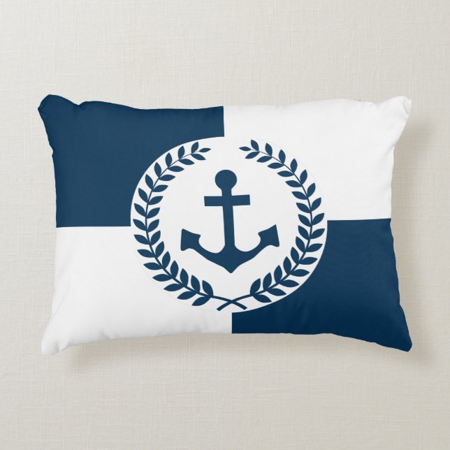 Coussins Décoratifs Nautical themed design (Devant)
