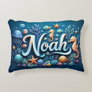 Coussins Décoratifs Noah Nom Ocean Thème Décoratif Sea Life