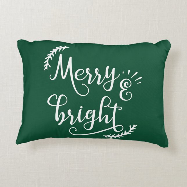 Coussins Décoratifs Noël joyeux et lumineux (Dos)