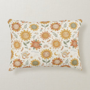 Coussins Décoratifs Nom personnalisé Douce Boho Chambre de bébé Soleil