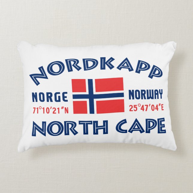 Coussins Décoratifs NORDKAPP Norvège lance l'oreiller (Devant)