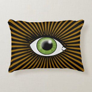 Coussins Décoratifs Oeil solaire vert