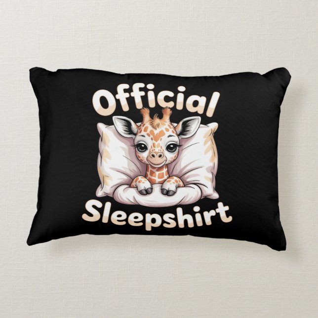 Coussins Décoratifs  Official Sleepshirt Giraffe (Dos)