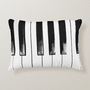 Coussins Décoratifs Old Piano Keys Drôle Cool