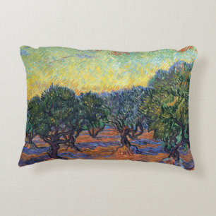 Coussins Décoratifs Oliveraie de Vincent Van Gogh Impressionnisme Art
