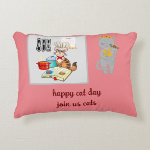 Coussins Décoratifs Oreiller accentuable pour amateur de chats personn
