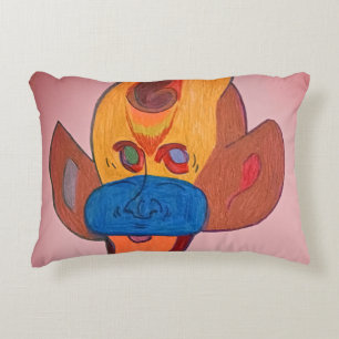 Coussins Décoratifs Oreiller accentué d'art animal futuriste