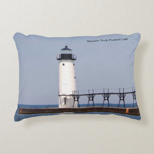 Coussins Décoratifs oreiller accentué Manistee North Pierhead Light
