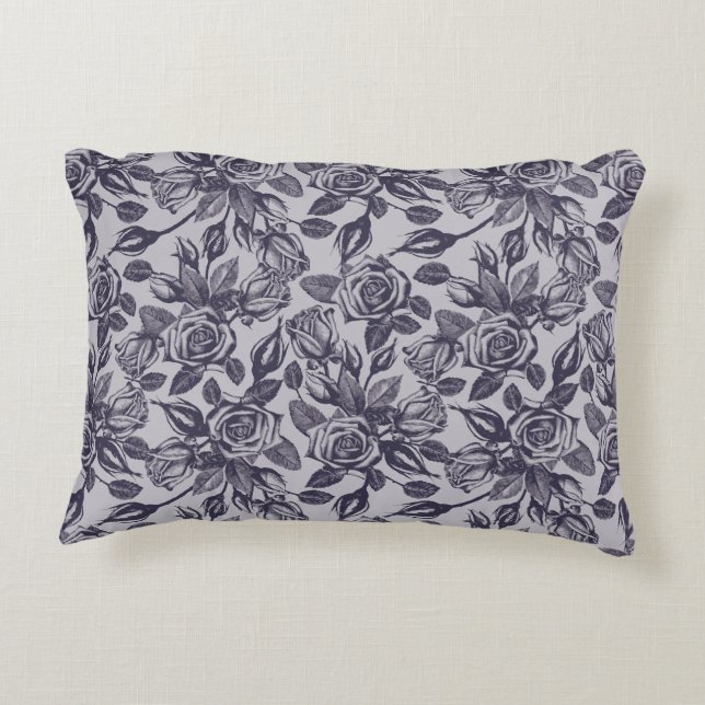 Coussins Décoratifs Oreiller accentué rectangle rose (Dos)
