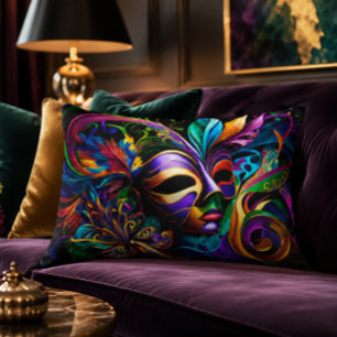 Coussins Décoratifs Oreiller d'accent Mardi Gras 16x12