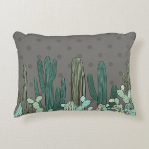 Coussins Décoratifs Oreiller de jet de cactus du désert