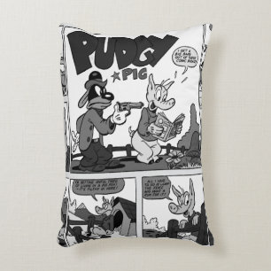 Coussins Décoratifs Oreiller de la bande dessinée "PUDGY Pig"