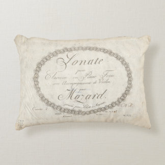 Coussins Décoratifs Oreiller de Mozart Sonata