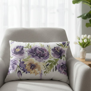 Coussins Décoratifs Oreiller floral violet printemps