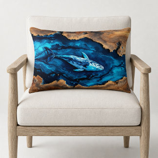 Coussins Décoratifs Oreiller lombaire en résine de bois de baleine