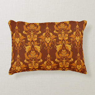 Coussins Décoratifs Ornate Damask : Vintage Elegant Fond d'écran
