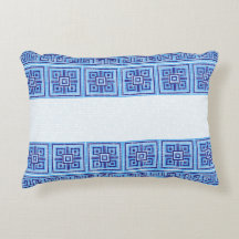 Ornement en mosaïque grecque - Tons de bleu