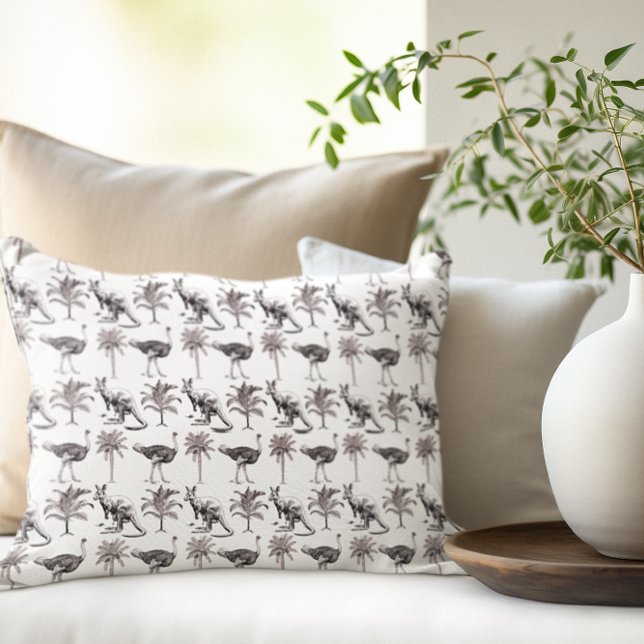 Coussins Décoratifs Ostriches et kangourous (Créateur téléchargé)
