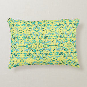 Coussins Décoratifs Paint jaune et bleu