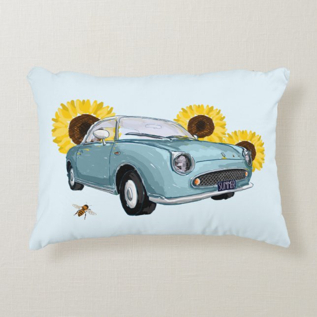 Coussins Décoratifs Pale Aqua Figaro accent pillow (Devant)