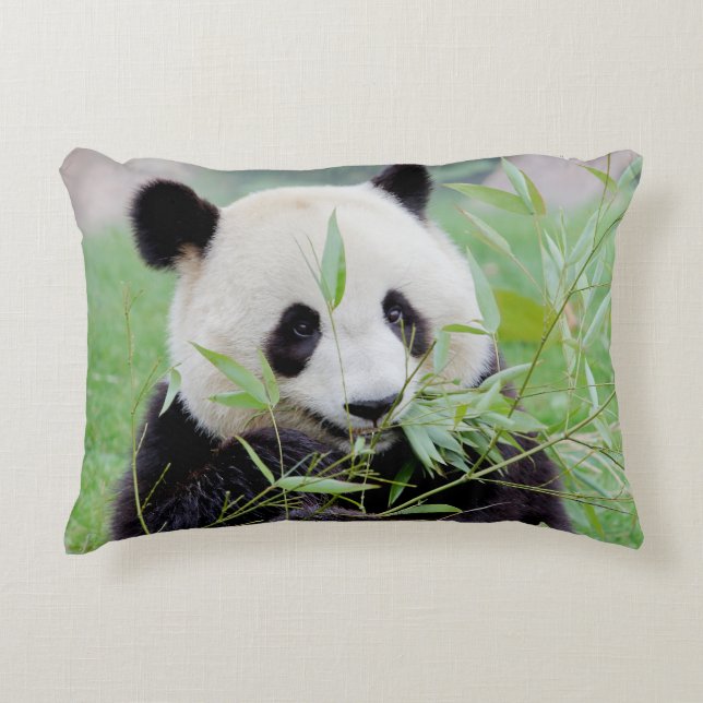 Coussins Décoratifs Panda géant de photos , animaux 0322. (Devant)