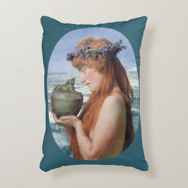 Coussins Décoratifs Pandora par Sir Lawrence Alma-Tadema (Devant(Vertical))