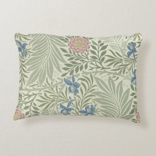 Coussins Décoratifs Papier peint floral de William Morris Larkspur