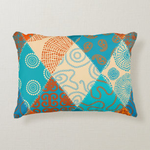 Coussins Décoratifs Patchwork indien design vintage sans soudure.