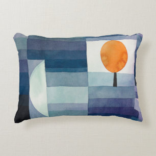 Coussins Décoratifs Paul Klee Messager de l'automne Bleu Moderne Abstr