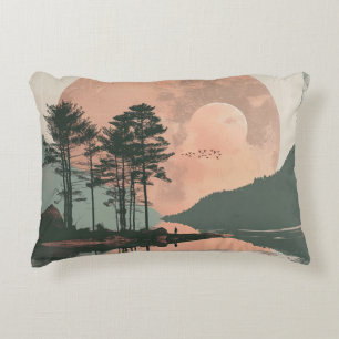 Coussins Décoratifs Paysage Abstrait de Boho (1)