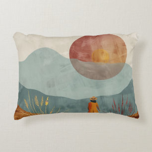 Coussins Décoratifs Paysage Abstrait de Boho (23)