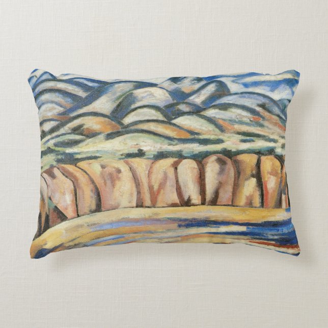 Coussins Décoratifs Paysage, Nouveau-Mexique par Marsden Hartley, Beau (Devant)