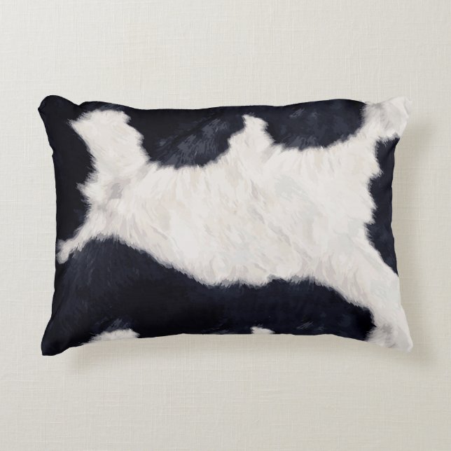COUSSINS DÉCORATIFS PEAU DE VACHE (Devant)