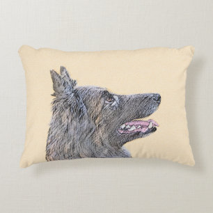 Coussins Décoratifs Peinture belge Tervuren - Cute Original Chien Art