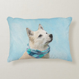 Coussins Décoratifs Peinture norvégienne Buhund - jolie art original c
