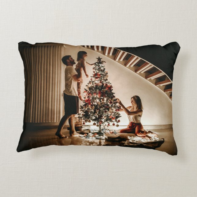 Coussins Décoratifs Photo Throw Pillow Customized Pillow With Picture (Dos)